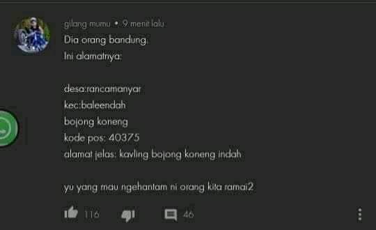 a_bmth's tweet photo. @infosebel Tah dang alamatna, sok atuh da gede kawani https://t.co/oRvefIs13V