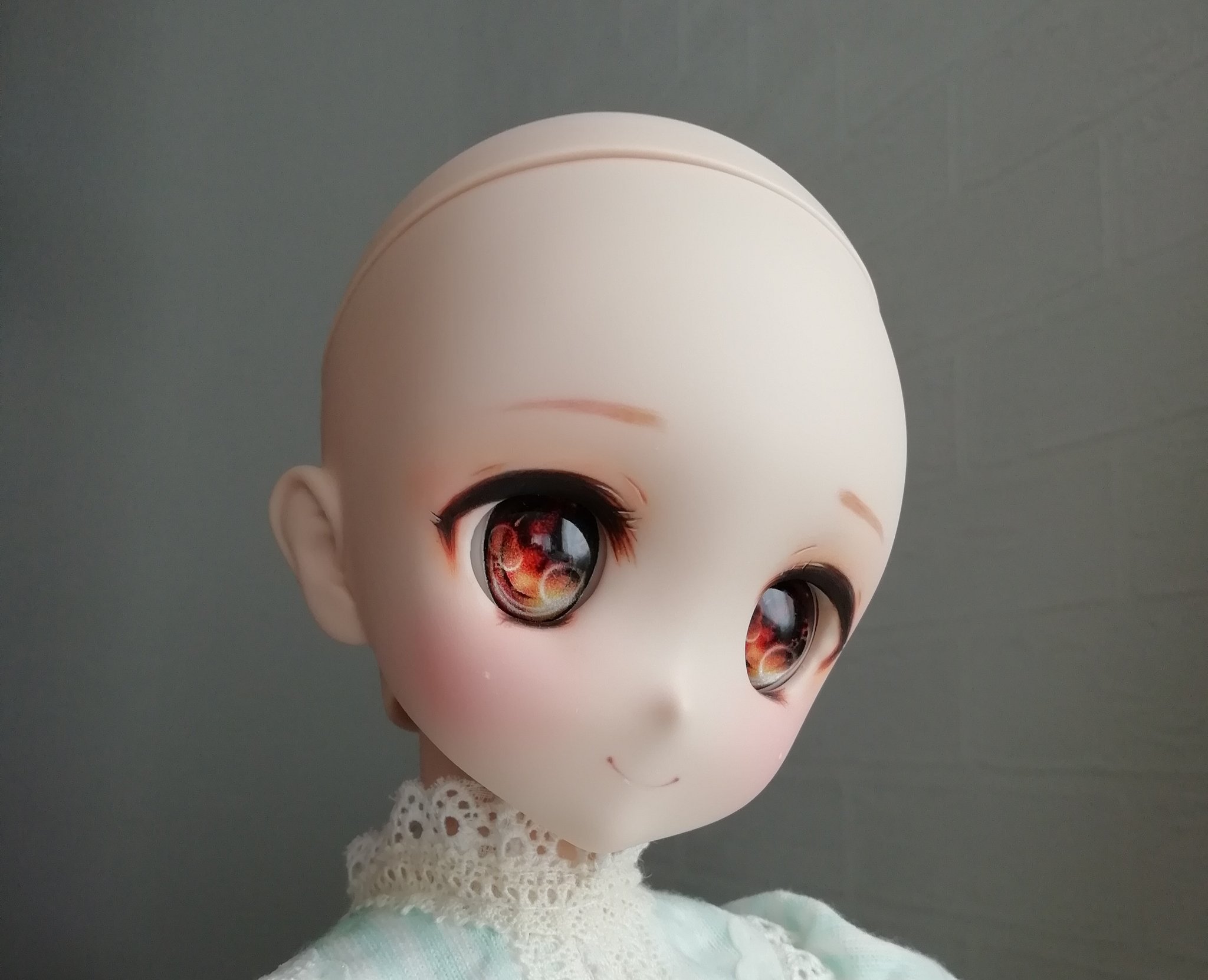 Sugar Tiara スマホ撮影 ウイッグなしスキンヘッド注意 Dwc 01ヘッドカスタム T Co Yaqiblxc21 Twitter