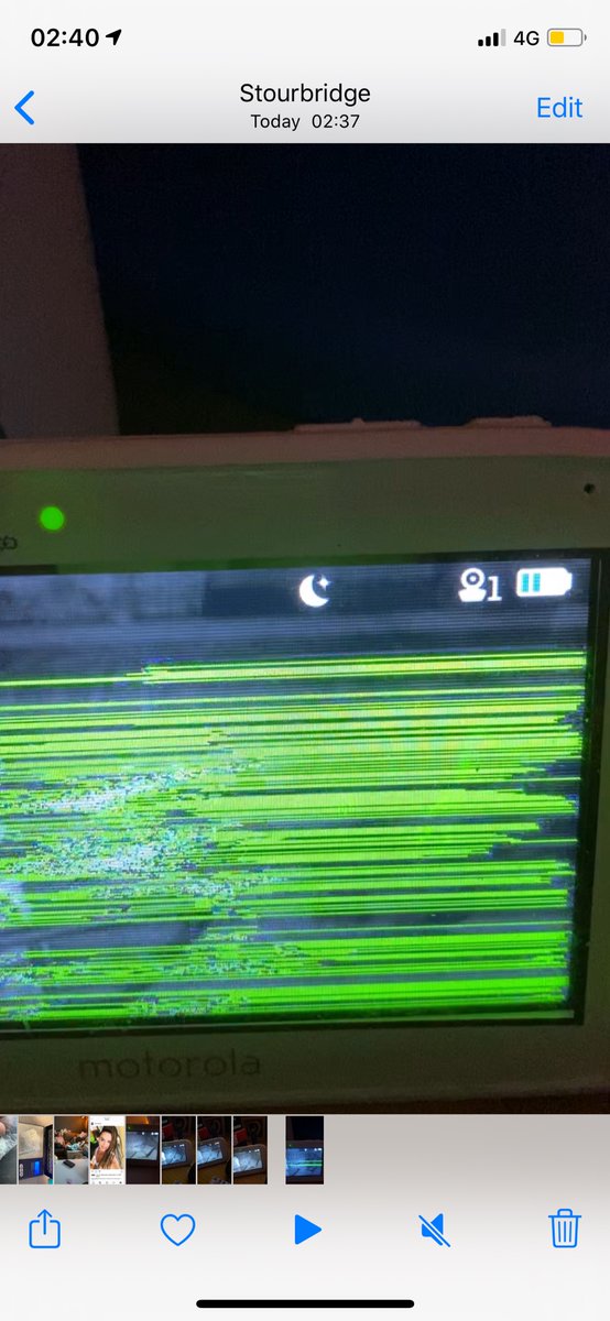 Breheney180's tweet photo. @motorolaUK any ideas what’s going on with my baby monitor? https://t.co/6yp9ep0Ngn