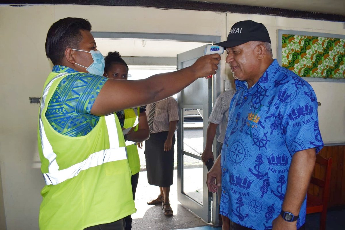 fiji_opm's tweet photo. @FijiPM and his team of govt.officials left Suva today to distribute relief supplies to those severely-affected by #TCHarold in the Lau group and Kadavu.The government has bigger plans in place to benefit those affected by the cyclone.
#LeaveNoOneBehind
#TeamFiji #posttcharold https://t.co/aZMGdMmdie
