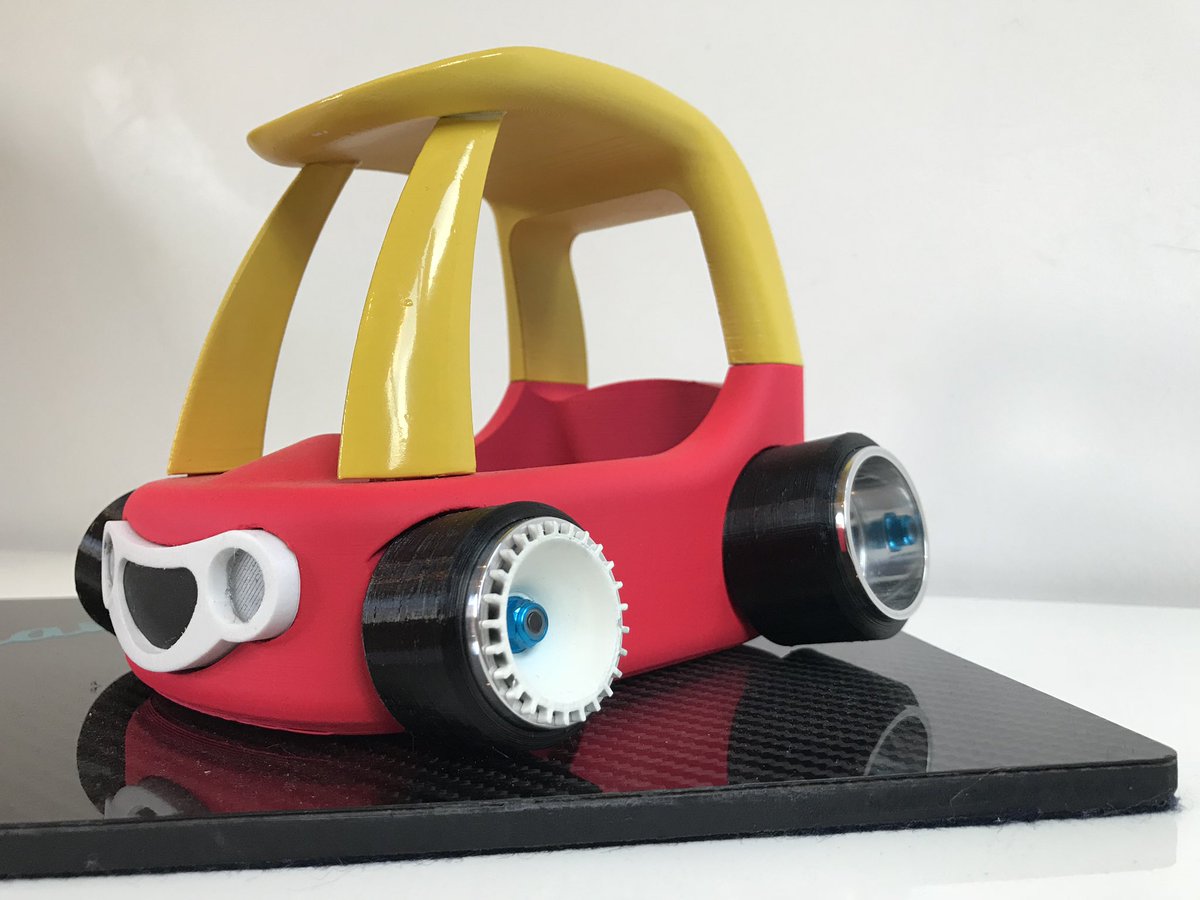 wheel_whores's tweet photo. So far as ‘thank you’ gifts go, this 3D-printed Little Tikes car by @edd_case has got to be up there... #wheelwhores #totrod #littletikes #kidscars https://t.co/nJgKUMeREz