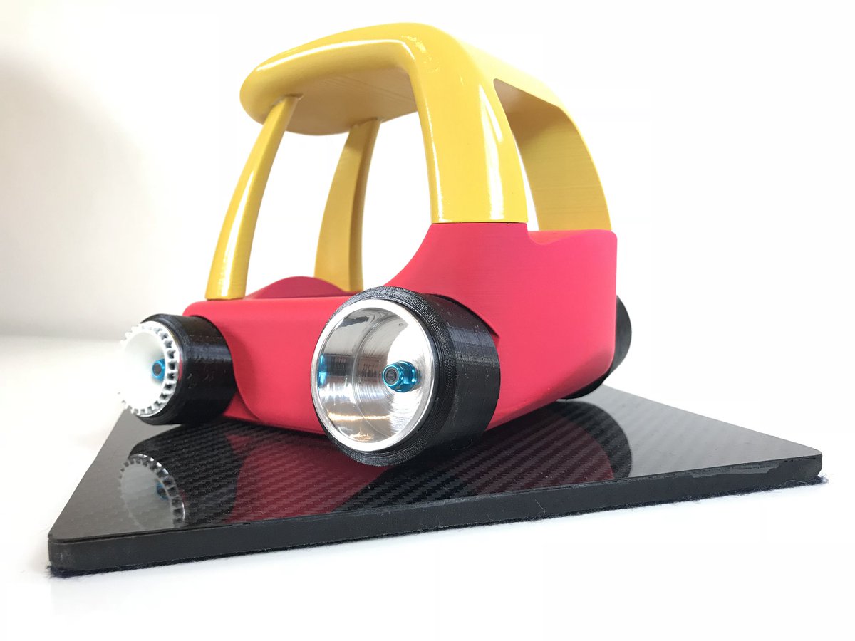 wheel_whores's tweet photo. So far as ‘thank you’ gifts go, this 3D-printed Little Tikes car by @edd_case has got to be up there... #wheelwhores #totrod #littletikes #kidscars https://t.co/nJgKUMeREz