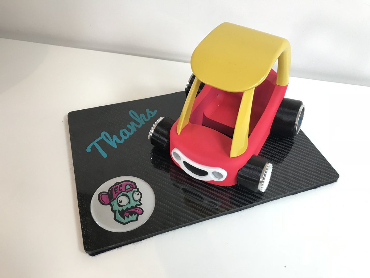 wheel_whores's tweet photo. So far as ‘thank you’ gifts go, this 3D-printed Little Tikes car by @edd_case has got to be up there... #wheelwhores #totrod #littletikes #kidscars https://t.co/nJgKUMeREz