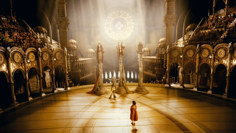 But of course Pan's Labyrinth is also full of this aesthetic as well, particularly the design of the royal court: