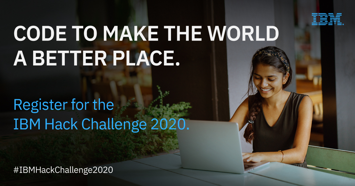 thesmartbridge's tweet photo. IBM HACK CHALLENGE 2020
Code to make the world a better place!
Register now !! to know more details: https://t.co/ZwPIhzT2LM
#IBMHackChallenge2020 #IBM #TheSmartBridge #smartinternz @manimadhukar https://t.co/Uon6zqocA0