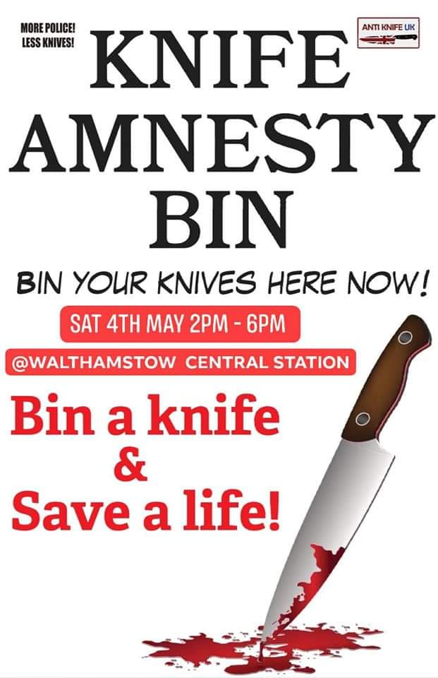 KnivesSaves's tweet photo. HAPPY ANNIVERSARY🎊🎉🎊🎉
On this day last year we had our first ever #Knife #AmnestyBin event🔪
And what a great year we've had at Binning Knives Saves Lives, reducing #knifecrime by taking approx 1000 #knives off the streets and out of circulation👌
https://t.co/26LIfvb1iY https://t.co/IoHGAOtlGS