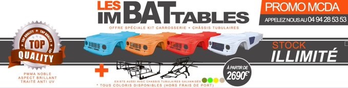 MCDA2cv's tweet photo. Offre spéciale : Kit carrosserie + châssis tubulaire à partir de 2690€. 
Tous coloris disponibles. Appelez-nous au 04.94.28.53.53 https://t.co/4zHTpMpgkE