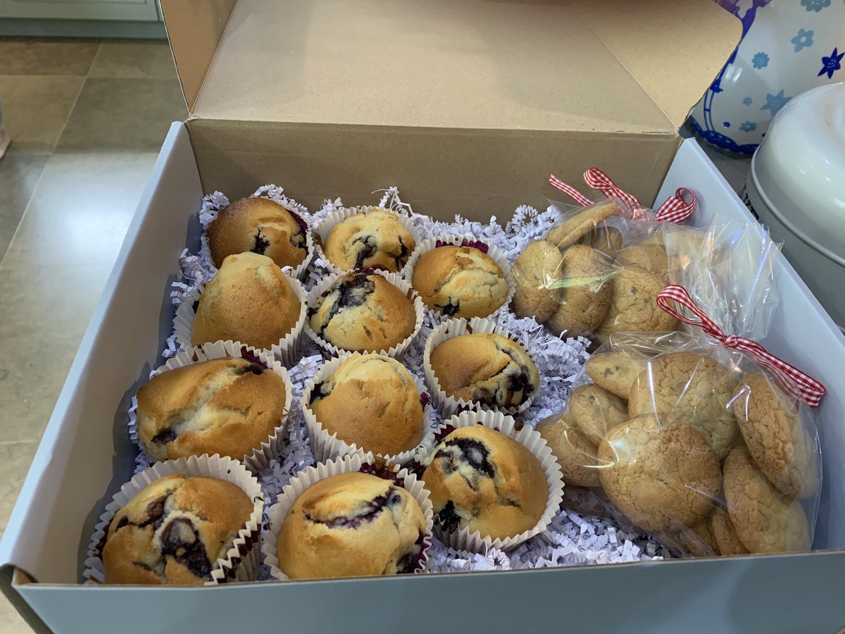 rocketmuffin's tweet image. My eldest made these for delivery to her best friend..... her mother’s daughter 😊.  The card and the 12 photos she sent.... something in my eye ❤️