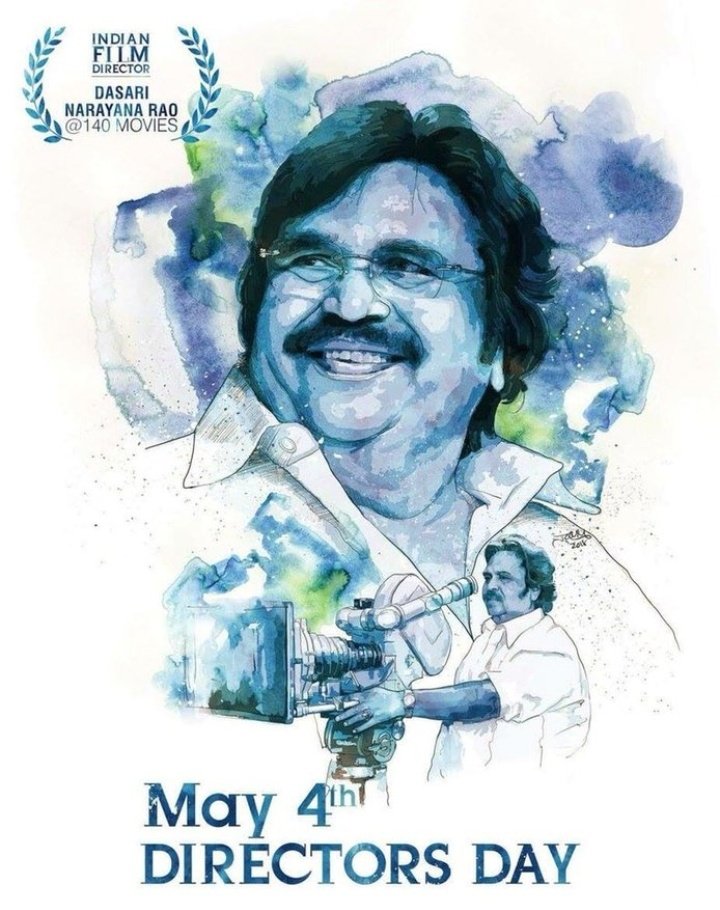 directornaveen9's tweet photo. INDIAN FILM DIRECTOR
#DASARINARAYANARAO
@140 MOVIES IN TELUGU
THE INDIAN GREAT FILM DIRECTOR #DasariNarayanaRao
#HappyBirthdayDasariNarayanaRao
The great day of Indian director
#May4th may 4th is #DIRECTERDAY
#DIRECTERS #DAY
#HBDDasariNarayanaRao @IamShivaMegaFan @NAveenSAmpangi7 https://t.co/gLLZcB3ZKO