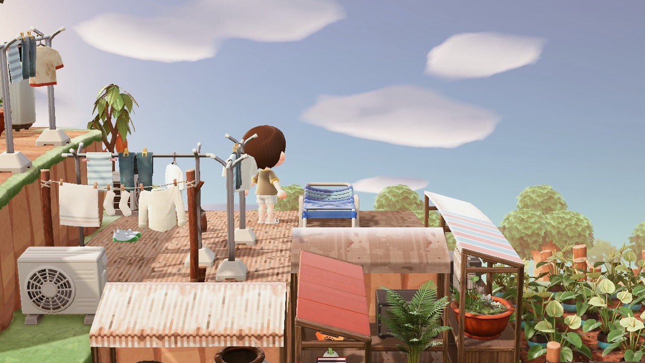 さふ トタン屋根の上 どうぶつの森