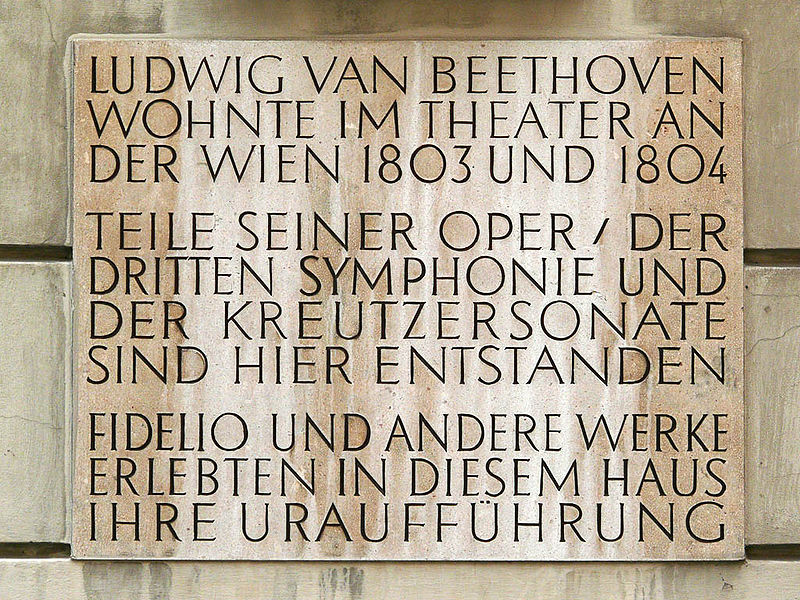 14/ Beethoven himself conducted the premieres of 'Christus am Ölberge', the 3rd Piano Concerto and Symphony No. 2 on 5th April, at Emanuel Schikaneder's Theater an der Wien, completed in 1801. He liked the new theatre so much that he lived there while composing Fidelio.