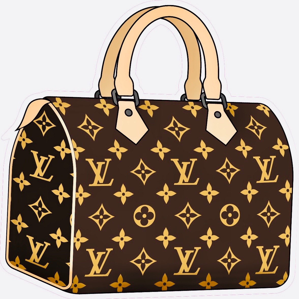 clip art louis vuitton bag clipart