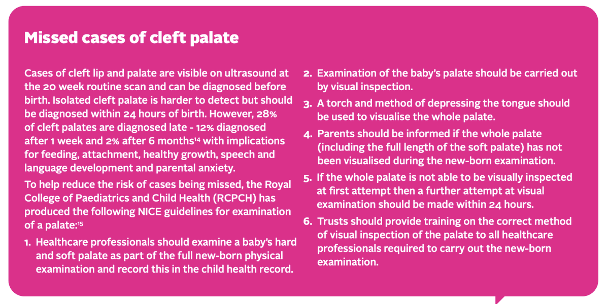 RCSLTpolicy's tweet photo. Sometimes #cleft lip & #palate can be missed. This is highlighted in our new factsheet. For more information including on the role of #CleftSLT & @RCPCHtweets guidelines download the factsheet here: https://t.co/f48Pe8KprJ #BehindEverySmile https://t.co/h24Xq1nRbf
