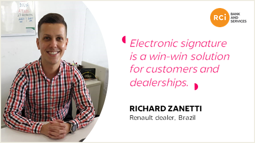 Mobilize_FS's tweet photo. How to optimize car dealers daily work? Discover the advantages of electronic signature for customers and car dealerships with Richard Zanetti, Renault dealer in Brazil 🇧🇷  
➡️ https://t.co/e8PGy9yjJh
#RCIBSPartners #CustomerExperience https://t.co/tS2RbzbEzR