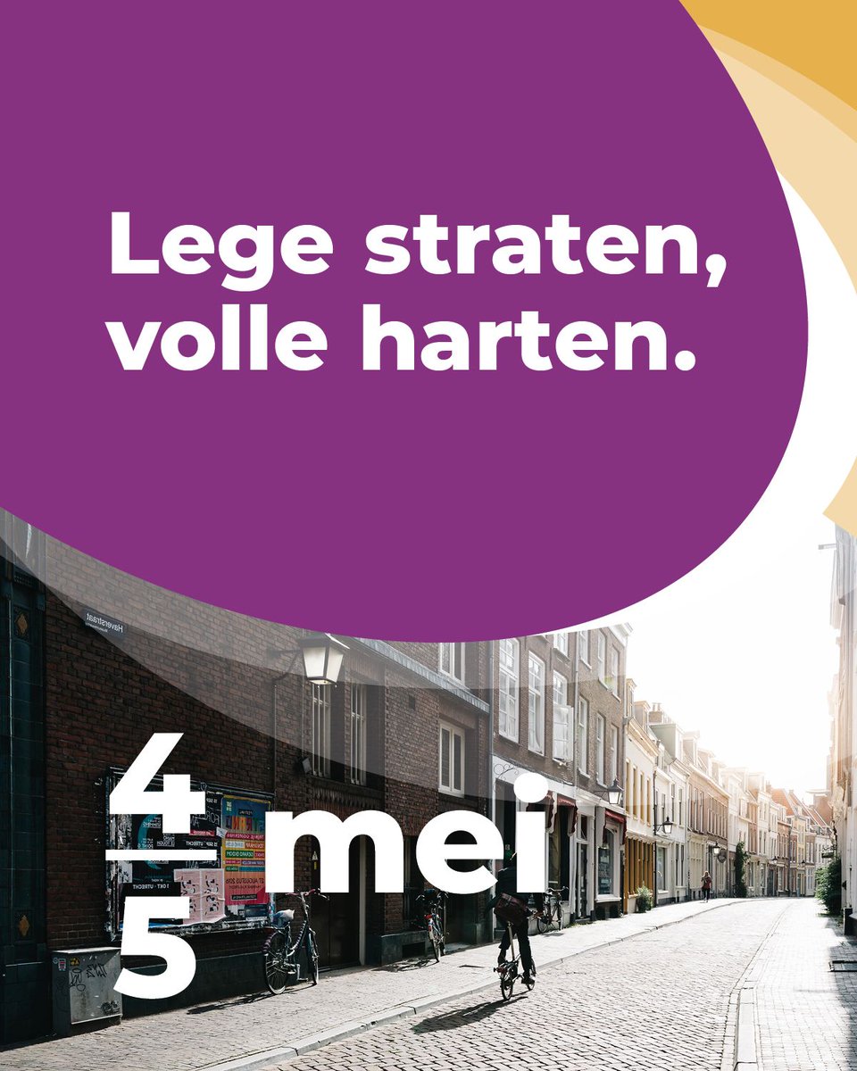 Dit jaar herdenken en vieren we 4 &amp; 5 mei op afstand, maar in ons hart blijven we dicht bij de mensen die onze hulp juist nu extra nodig hebben!