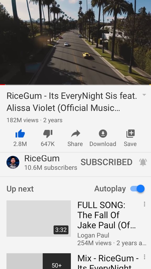Sv On Twitter Ricegum And Ksiolajidebt Ksi With 112m Views Most Viewed Song 2m Likes 21 3m Subscribers But Then Ricegum Most Viewed Song 2 8m Likes 10 6m Subscribes So Jjs Most Viewed Video On Youtube Which Is A - its everynight sis roblox id code
