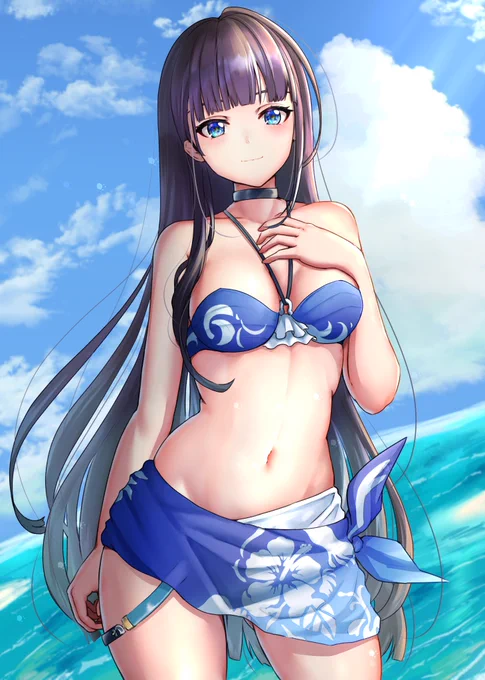水着の芽衣ちゃんを描いたつもり・・・ 
