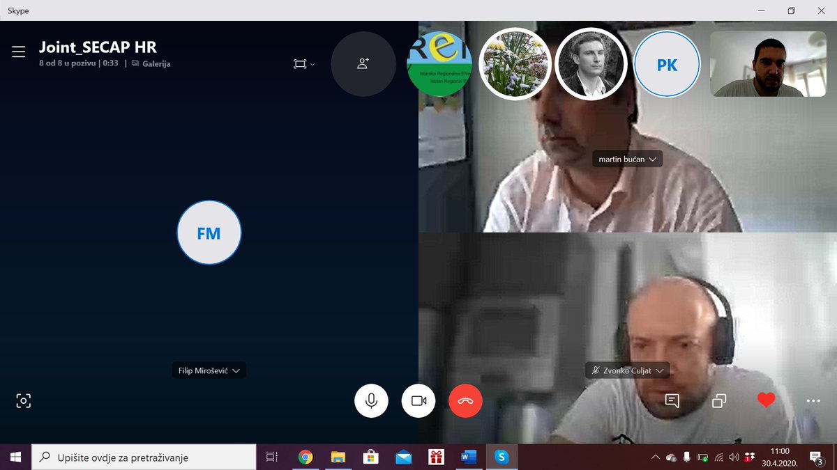 JointSecap's tweet photo. Web meeting was held on Thursday, 30th of April with project partners SDEWES, IRENA, County of Split-Dalmatia, Vela Luka, County Primorsko-Goranska. In the meeting the plans and methodology for Joint SECAPs were discussed that should make the targeted areas more resilient https://t.co/klMUr7qI0z