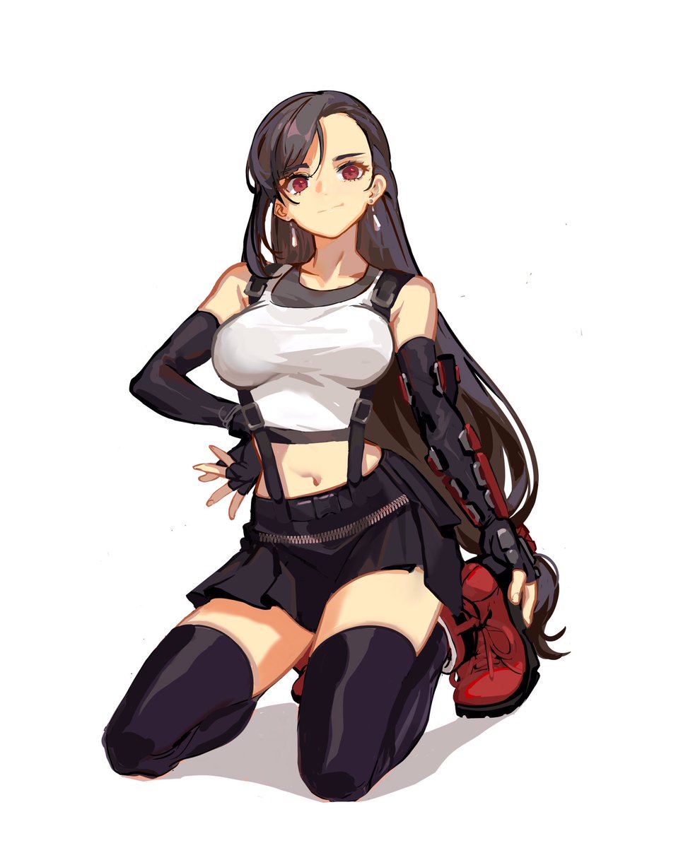 Jimboboxart's tweet photo. Proper sketch for Tiff’s Birthday #ff7r https://t.co/2IZxbwzGDP