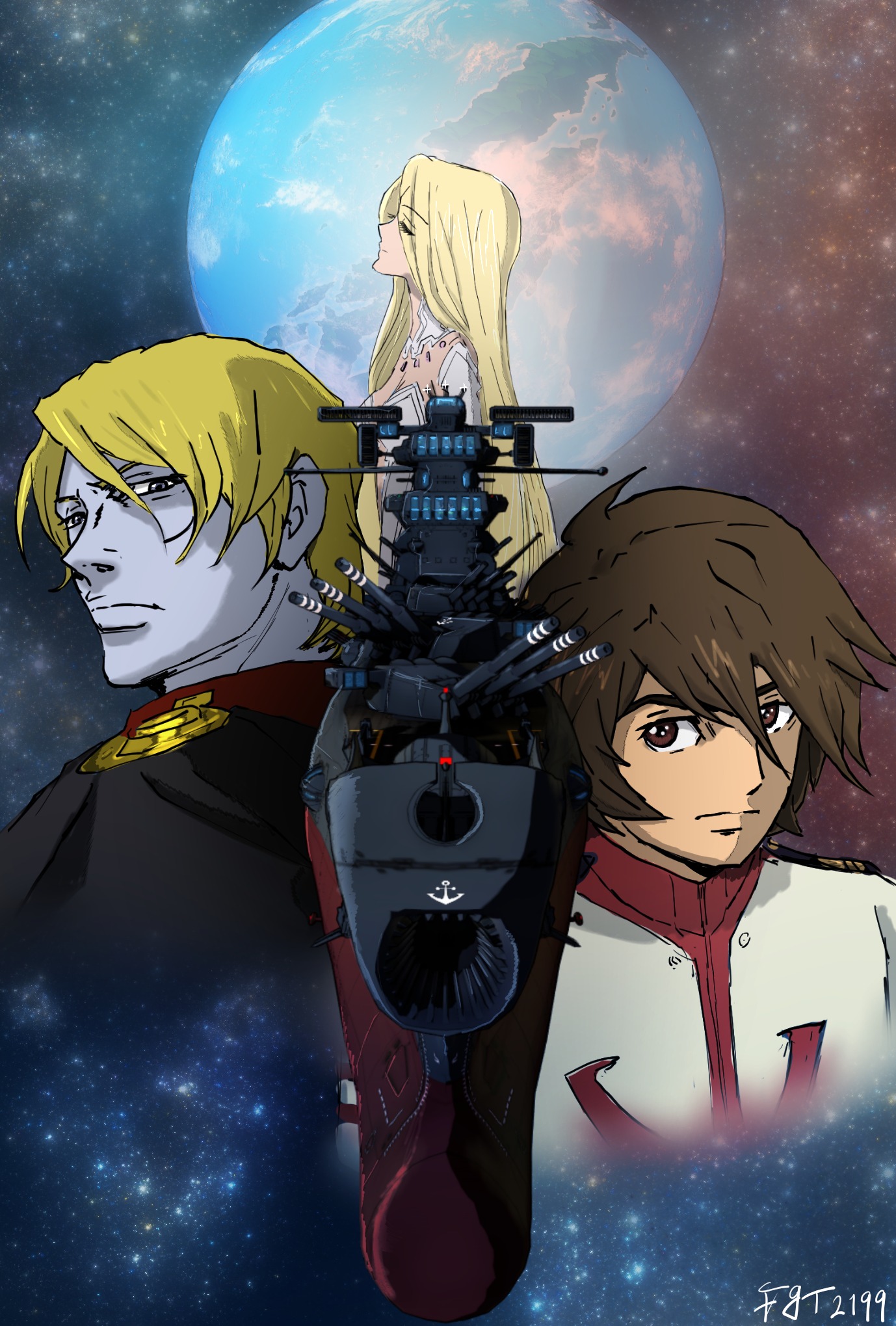 Fgt2199 宇宙戦艦ヤマト立体 イラスト作品集 お気に入り4枚を T Co Bghajitaqc Twitter