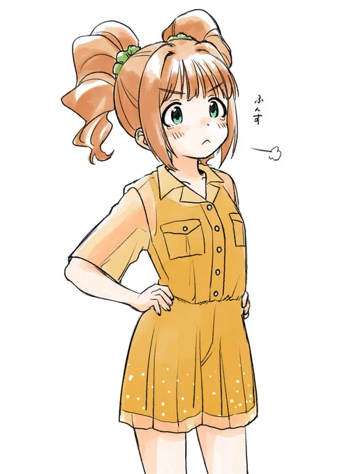 なるなるなるせさん(@naruseill)の、やよいちゃんを塗り塗りさせて頂きました…!!!高槻さんとってもかわいい! 