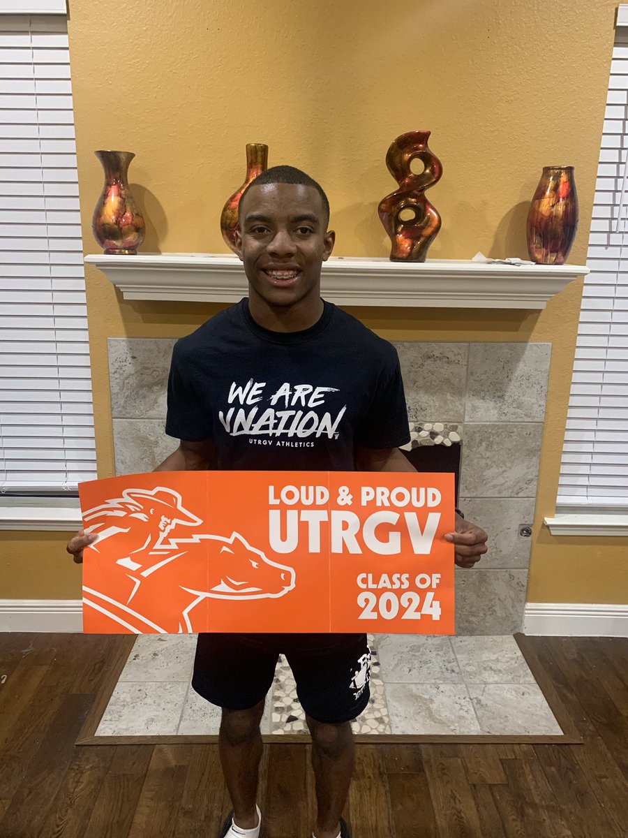 uncle_lee02's tweet photo. For the next 4 years of my academic and athletic career, I will be attending the University of Texas at Rio Grande Valley to pursue a degree in Business Administration/Marketing and also on  a 100% Track Scholarship #UTRGV 🧡🧡 https://t.co/FQvzrZP454