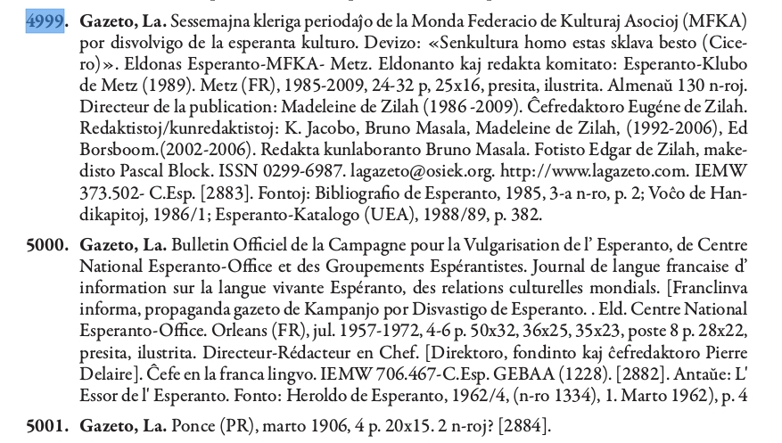 BitArkivo's tweet photo. @GerminalGracia @SciencaRevuo @IEsperanta Jes, estas plano bitarkivi ĉiujn iom post iom, kaj kun la helpo de donacoj, pli rapide. La Gazeto estas jam en nia labordusierujo, se vi parolas pri ĉi tiu "La Gazeto". https://t.co/r1jgdoPhlv