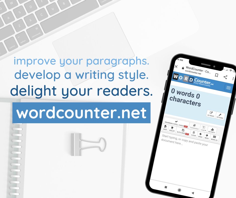 GrammarUpdates's tweet image. It&apos;s all here: wordcounter.net

#writingcommunity #amwriting #wordcounter #writingtools #writingtips