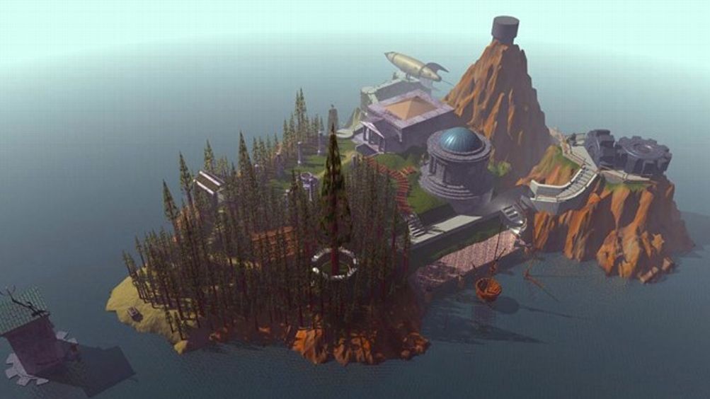 One bit of digital art (and a game!) which qualifies to my mind is Myst. It has the essential dreaminess and danger that are the hallmarks of the aesthetic.The sequels, oddly, don't qualify for me though. As the technology got better the worlds became too real and concrete.