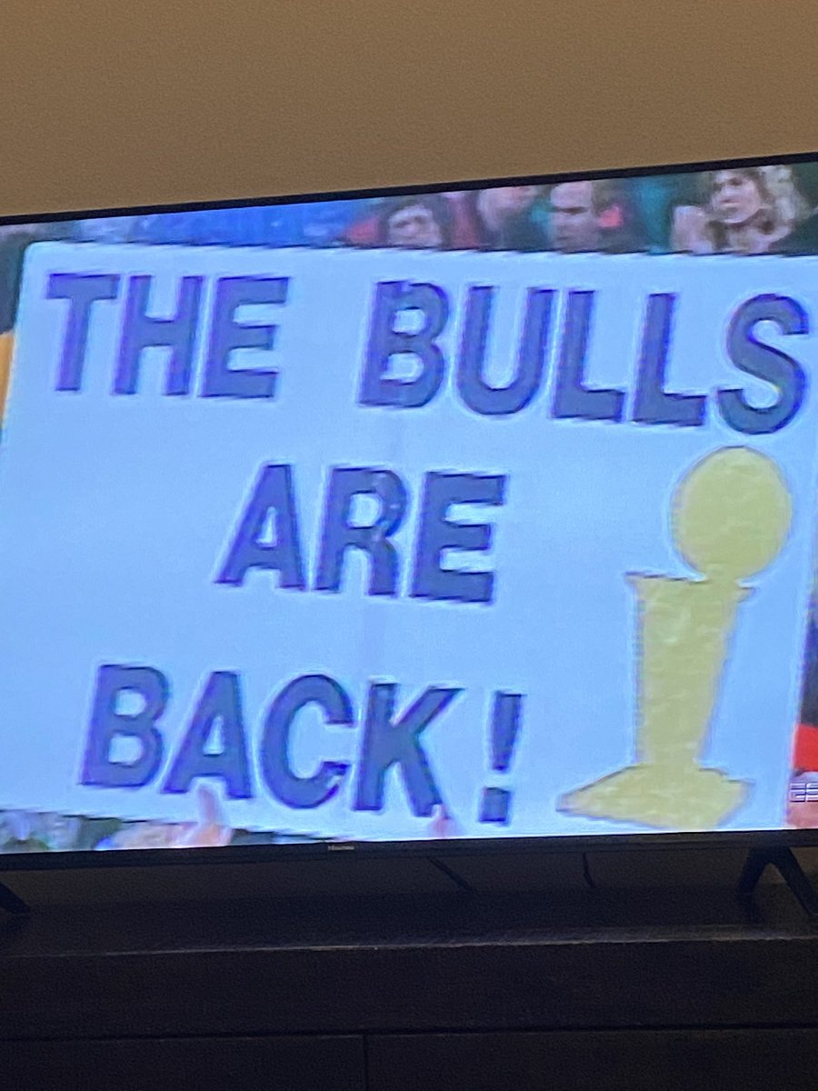 GrantlinMW's tweet photo. @BarstoolBigCat bulls are back! https://t.co/kMDKa7Pesi