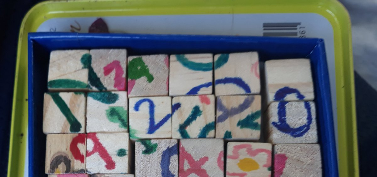 runningtexas5k's tweet image. Did a cool puzzle cache today that was Easter themed. The CO painted blocks, put numbers on one side, a picture on another and final coords on the other. #Geocaching #Easter #PuzzleCache #Geocachetalk