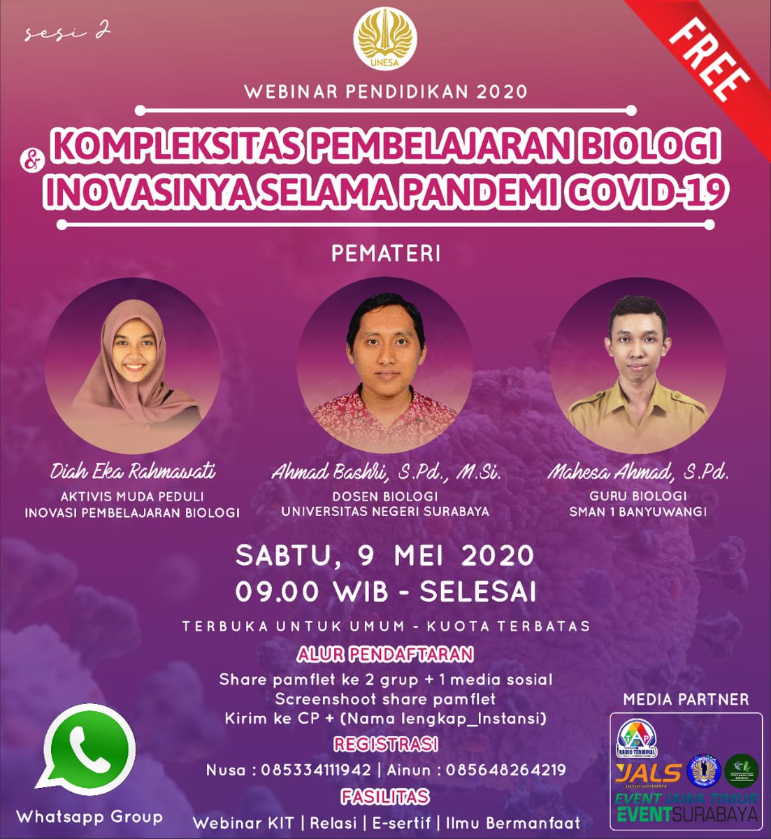 echaclaresia's tweet photo. Kompleksitas Pembelajaran Biologi Inovasinya Selama Pandemi Covid-19 https://t.co/lrHEMtOEOe