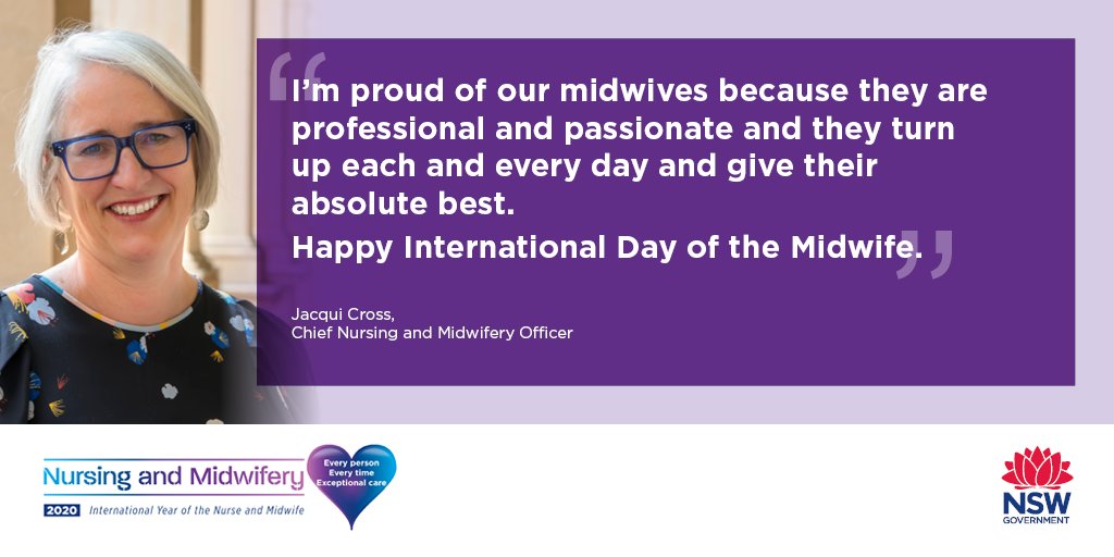 Today around the world it’s International Day of the Midwife. We send our heartfelt thanks to all the midwives of NSW for their hard work and commitment. Hoping you all enjoy this video of thanks and celebration: youtube.com/watch?v=W2ouQl… #Midwifery2020 #EveryPerson #IDM2020