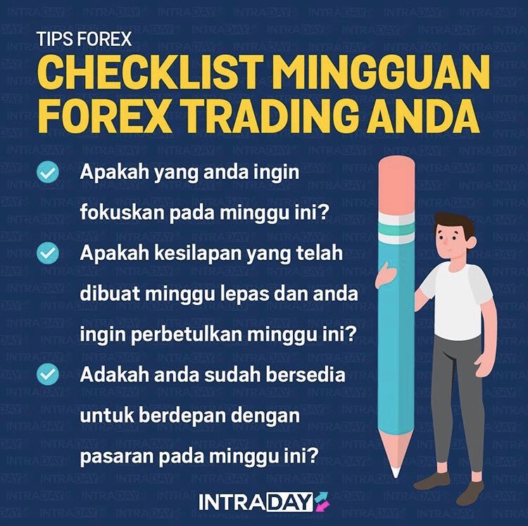 IntradayDotMy's tweet photo. Checklist mingguan forex trading anda. #Tipsforex #INTRADAY https://t.co/UEy8BV8N7L