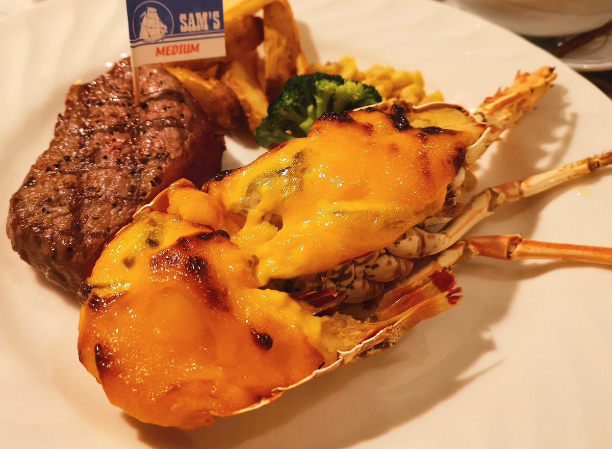 サムズレストラン ステーキ シーフード A Twitter サムズバイザシー限定 特別価格 伊勢エビ 半尾 うにソース風味 テンダーロインステーキ 3 980円 3 500円 税別 テイクアウトできます スープ サラダ ライス付 11時オープン Take Out Curbside Pick Up
