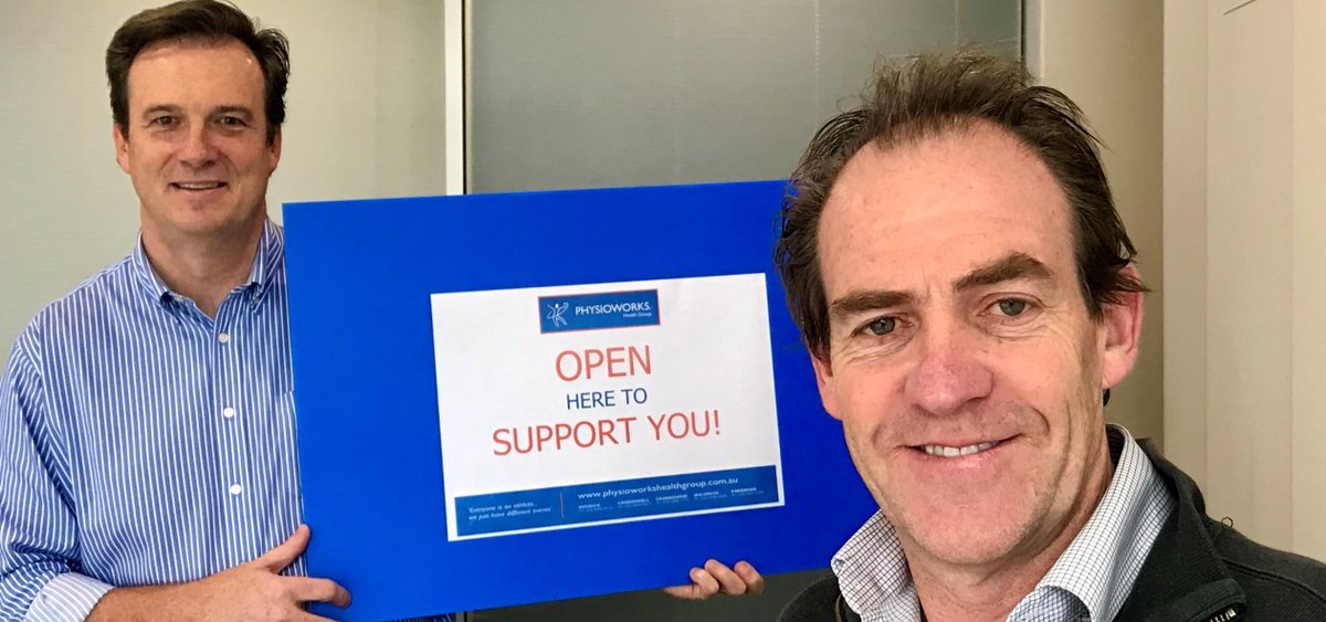 Need physio treatment? All clinics are OPEN this week at <a href="/phgphysioworks/">PhysioworksHealthGrp</a> 😀#stayhealthy