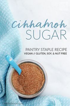 HealthRecipe's tweet image. This cinnamon sugar toast topping is an instant trip back to your childhood! It's our favorite way to start the morning...with a cup of coffee, of course! #pantrystaple #vegan bit.ly/2WmjzFT