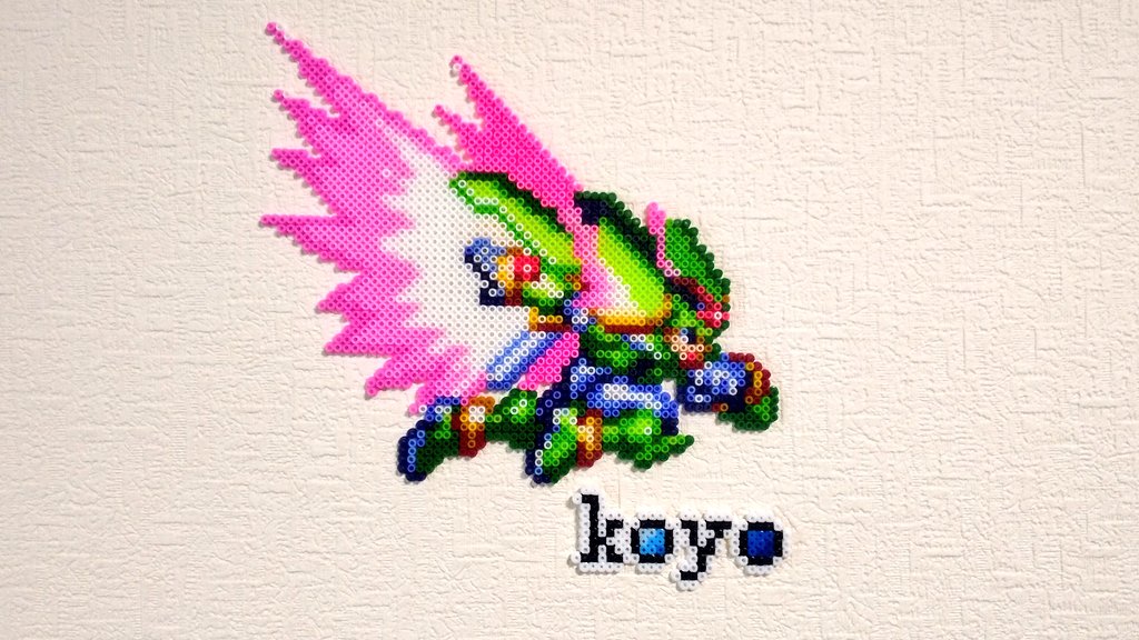アイロンビーンズ ロックマン ZX / Megaman ZX モデル HX / Model HX #koyobeads #ミニ