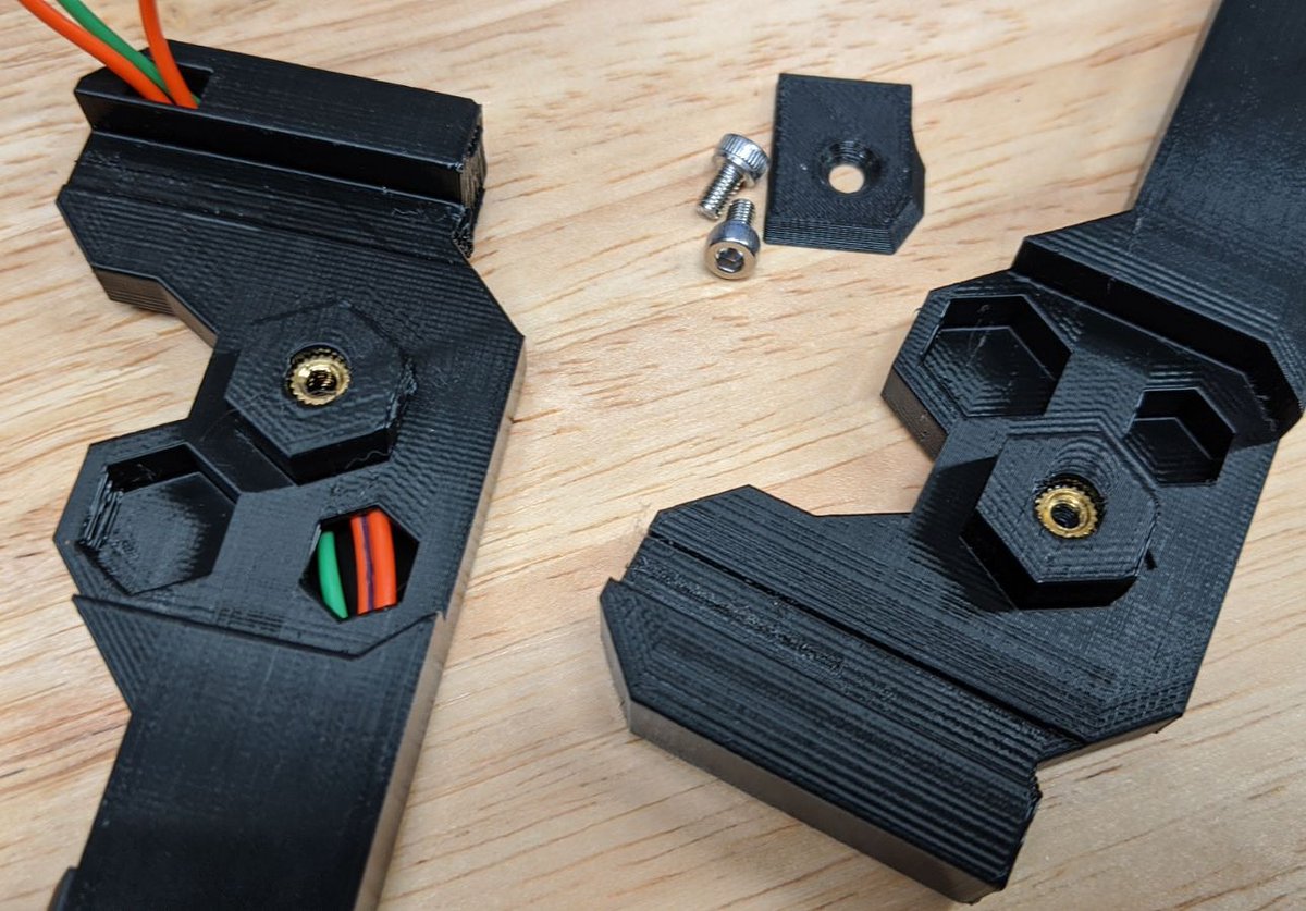 DarkTeck3D's tweet photo. Embedded Female Brass Knurled Nuts make assembly of 3D printed parts a breeze. Use hot tip like a solder gun to slowly melt it into place and your done
#maker #3dp #brassnuts #3dparts #3dpartassembly #threadedinserts #3dprintinglife #myminifactory #3dprinttips #tipsandtricks https://t.co/IjOfUFCrZ0
