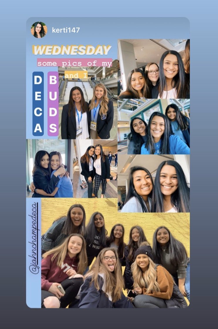 johnchampedeca's tweet photo. Deca week day 3!! Some of our DECA friends 🥰 https://t.co/HgmpjepD7l