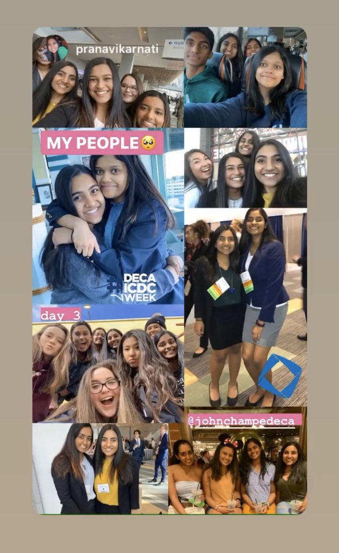 johnchampedeca's tweet photo. Deca week day 3!! Some of our DECA friends 🥰 https://t.co/HgmpjepD7l