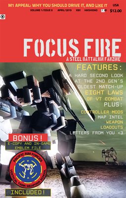 RazorStoJ's tweet photo. Here's a small preview of issue 0 of FOCUS FIRE A Steel Battalion Fanzine for those interested, made by the dedicated fans of the CAPCOM 2002/2004 Mech Simulation games #SteelBattalion #OriginalXbox #FOCUSFIRE https://t.co/hD3KsLkguA