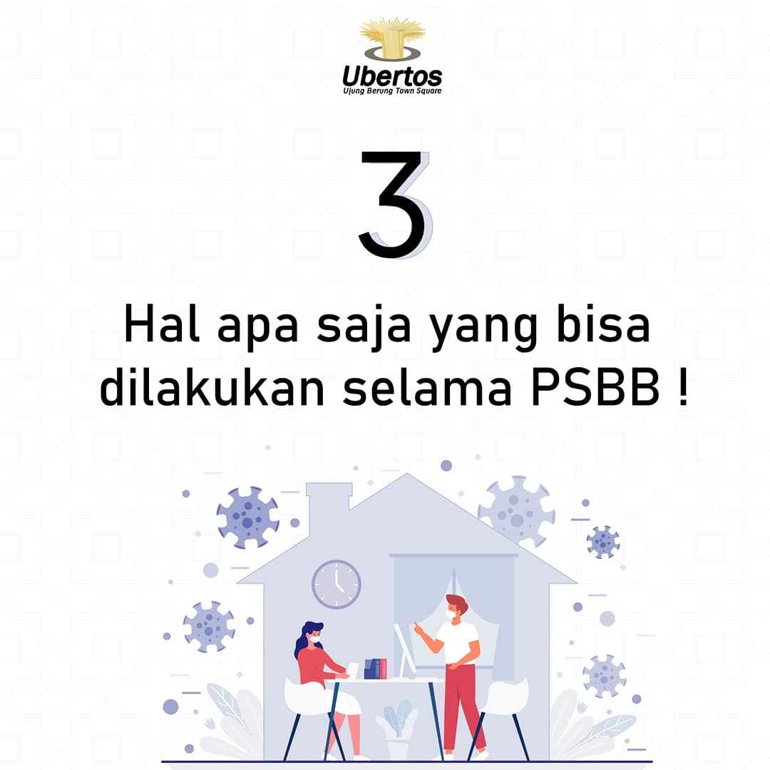 ubertosbdg's tweet photo. 3 hal yang bisa dilakukan selama PSBB di rumah ya 😁 #ubertos https://t.co/WGRyO9Knvx