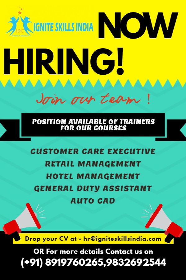 SkillsIgnite's tweet photo. Hiring on!!! 
Join our team...
Great chance!!! 
#narendramodi #skilldevelopment #unemployedlife #unemployment #youth #youtube #facebook #gautam reddy #twitterquotes #hago #vizagcelebrities #srikakulam #vizag #kakinada #andhrapradesh #kakinada https://t.co/MljSANsVtN