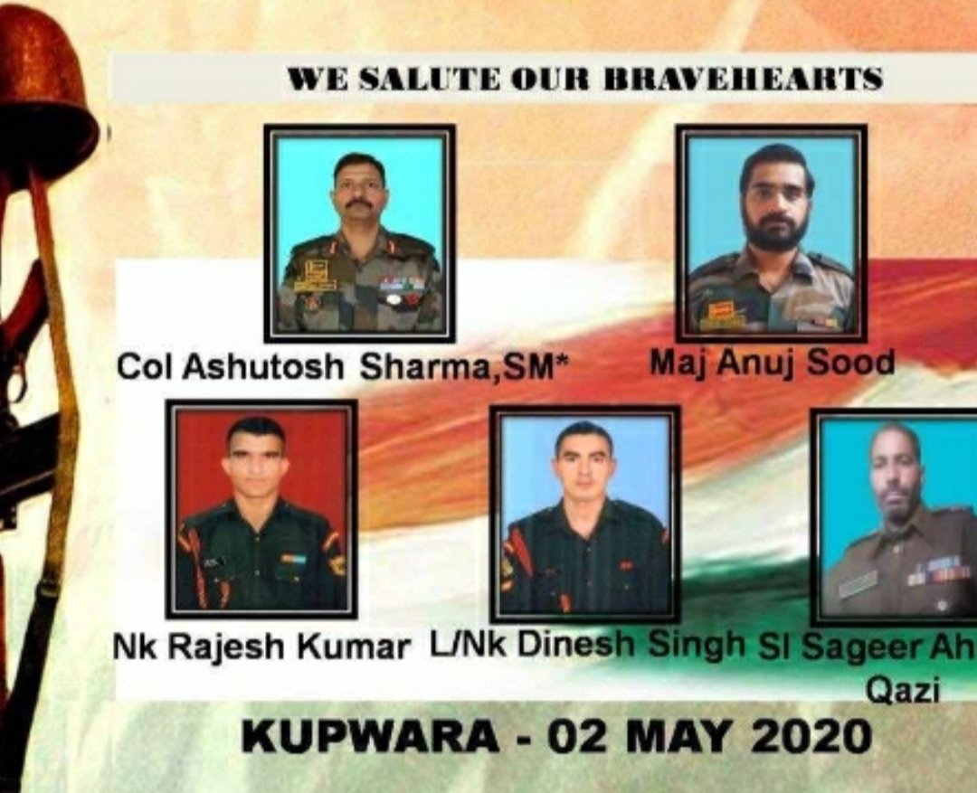 SagarJ95's tweet photo. Salute to our brave soldiers
"Jaan jaye, par watan na jaye"
May their soul rest in piece
🙏🙏🙏 https://t.co/g4mmI58ryg