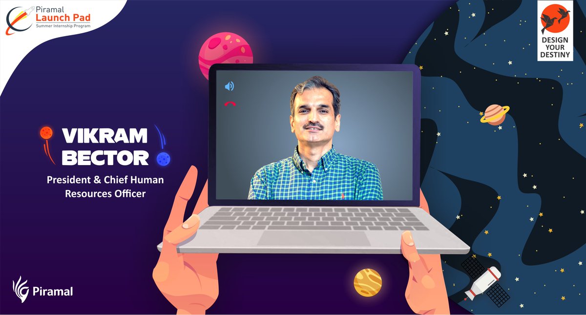 PiramalCareers's tweet photo. Vikram Bector, President &amp; Chief Human Resources Officer, Piramal Group, gives a warm welcome to our interns with an insightful session at Piramal #LaunchPad2020 – Summer Internship Induction Program.
.
.
#NowLive #Piramal #AgainstAllOdds #SummerInternship #VirtualInternship https://t.co/RL4pwWfyYt