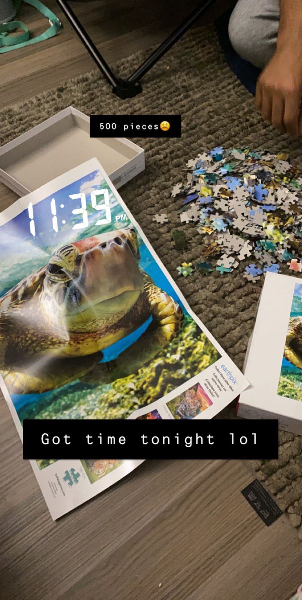 tiarafraz15's tweet photo. Finally done! #indoordatenights #500 #puzzles #seaturtle #startedinmarch #homemadefunnelcakes #firstofthelast #stayhome https://t.co/XpH746rsIW