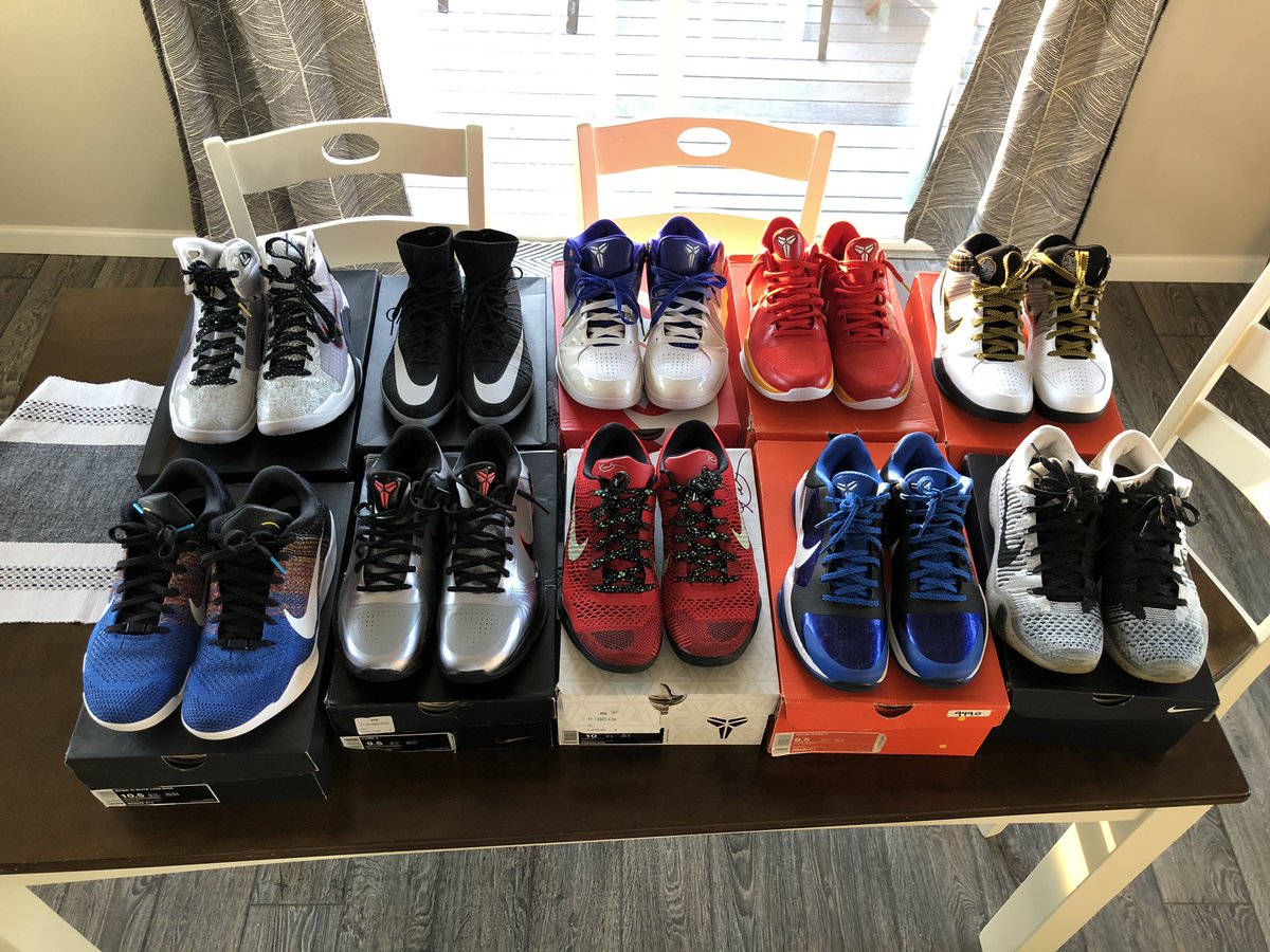kjada07's tweet photo. Kobe’s for sale! RTs are appreciated!!   @eaglesandheat @SneakerSt @MidwestSole @23penny1 @iKrankU @iNeedKicks https://t.co/y2VKe40ioG