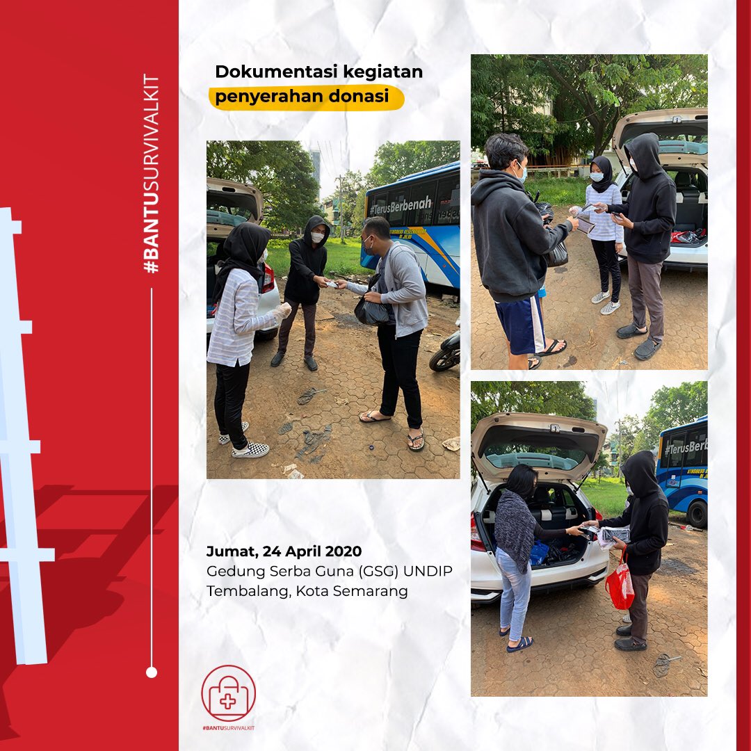 bantusurvkit's tweet photo. [THE REPORT]

Berikut adalah progress report per 27 April 2020. Terima kasih untuk kamu yang turut membantu kawan!

Mari bersama tunjukkan kepedulian kita thdp kawan kita yg membutuhkan bantuan!

#BantuSurvivalKit
#BantuKawan
#CommUndip https://t.co/dYE2XQFnBX