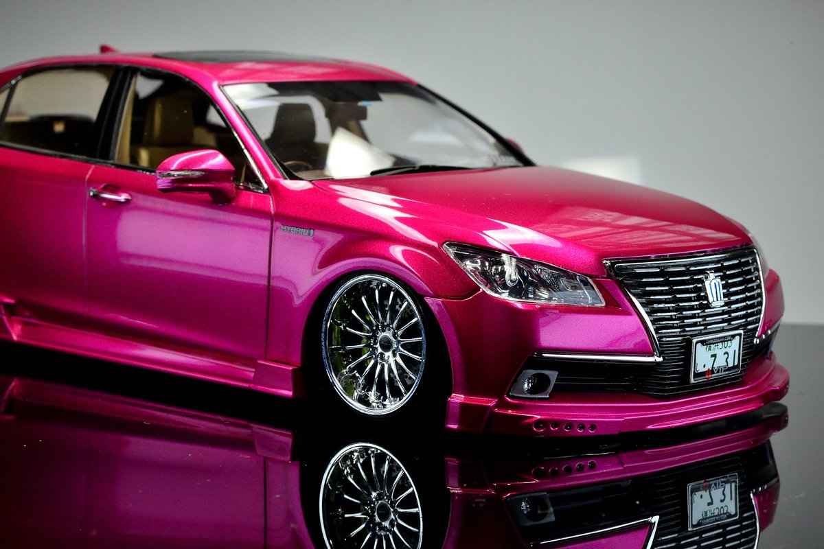 パリジャン ピンククラウン完成しました 自分で言うのもなんですが 今まで製作の中でも3本の指に入るぐらいのいい仕上がりとなりました Gxメタルピーチにクリアピンクを重ねた塗装です 足回りは19inに変更 素組だけど相当カッコよく仕上がるキット パリジャン ピンククラウン完成しました 自分で言うのもなんですが 今まで製作の中でも3本の指に入るぐらいのいい仕上がりとなりました Gxメタルピーチにクリアピンクを重ねた塗装です 足回りは19inに変更 素組だけど相当カッコよく仕上がるキット